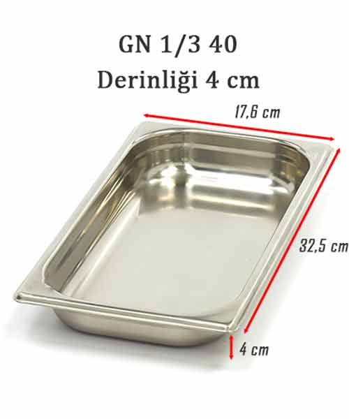 Gastronom Küvet 1/3-40 mm