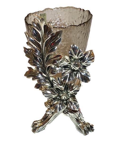 Royal Art Meşe Füme Silver Vazo